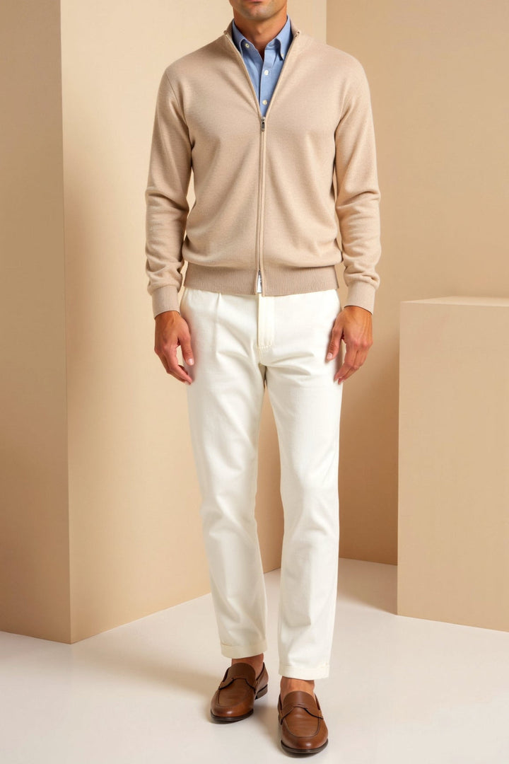 TONY | SLIM-FIT CARDIGAN SWEATER