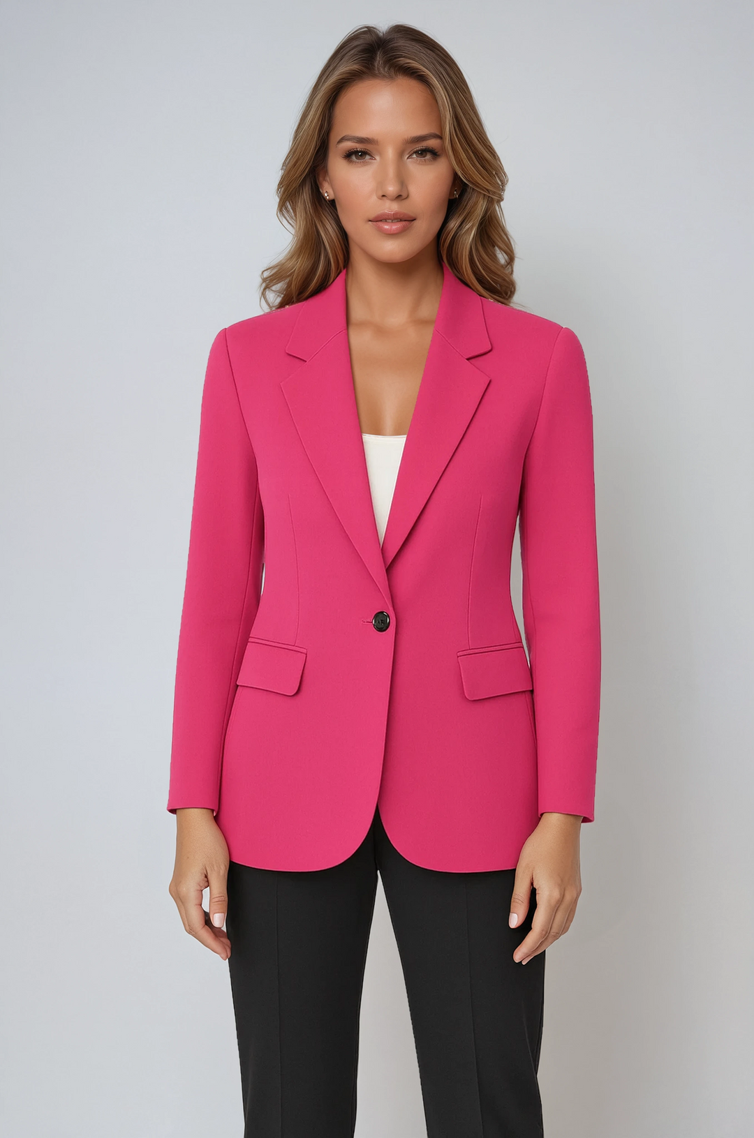 KAREEN | WOMEN’S TAILORED BLAZER WITH BUTTON CLOSURE