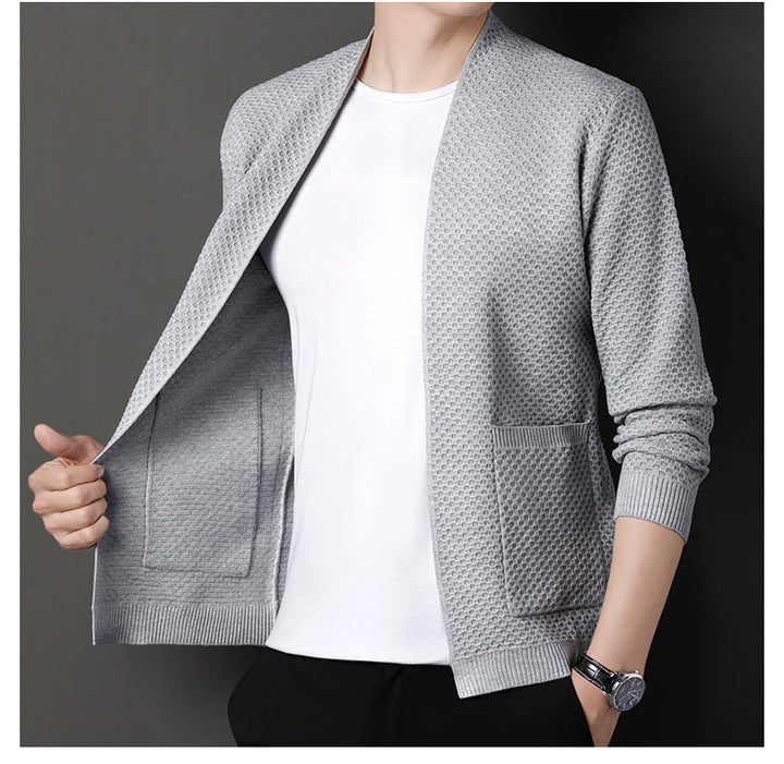 PAUL | MEN’S GEOMETRIC KNIT CARDIGAN