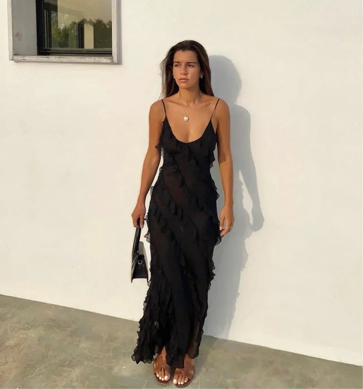DARLA | OFF-SHOULDER MAXI DRESS