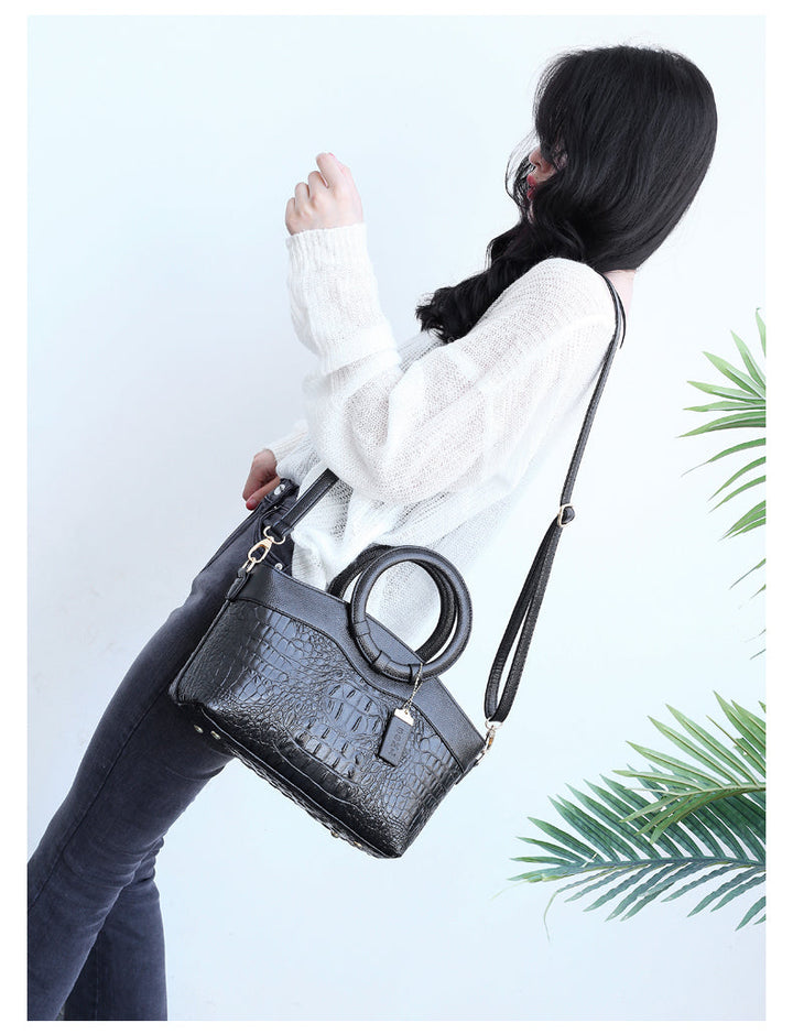 ORLENE | RETRO GRADIENT CROCODILE HANDBAG