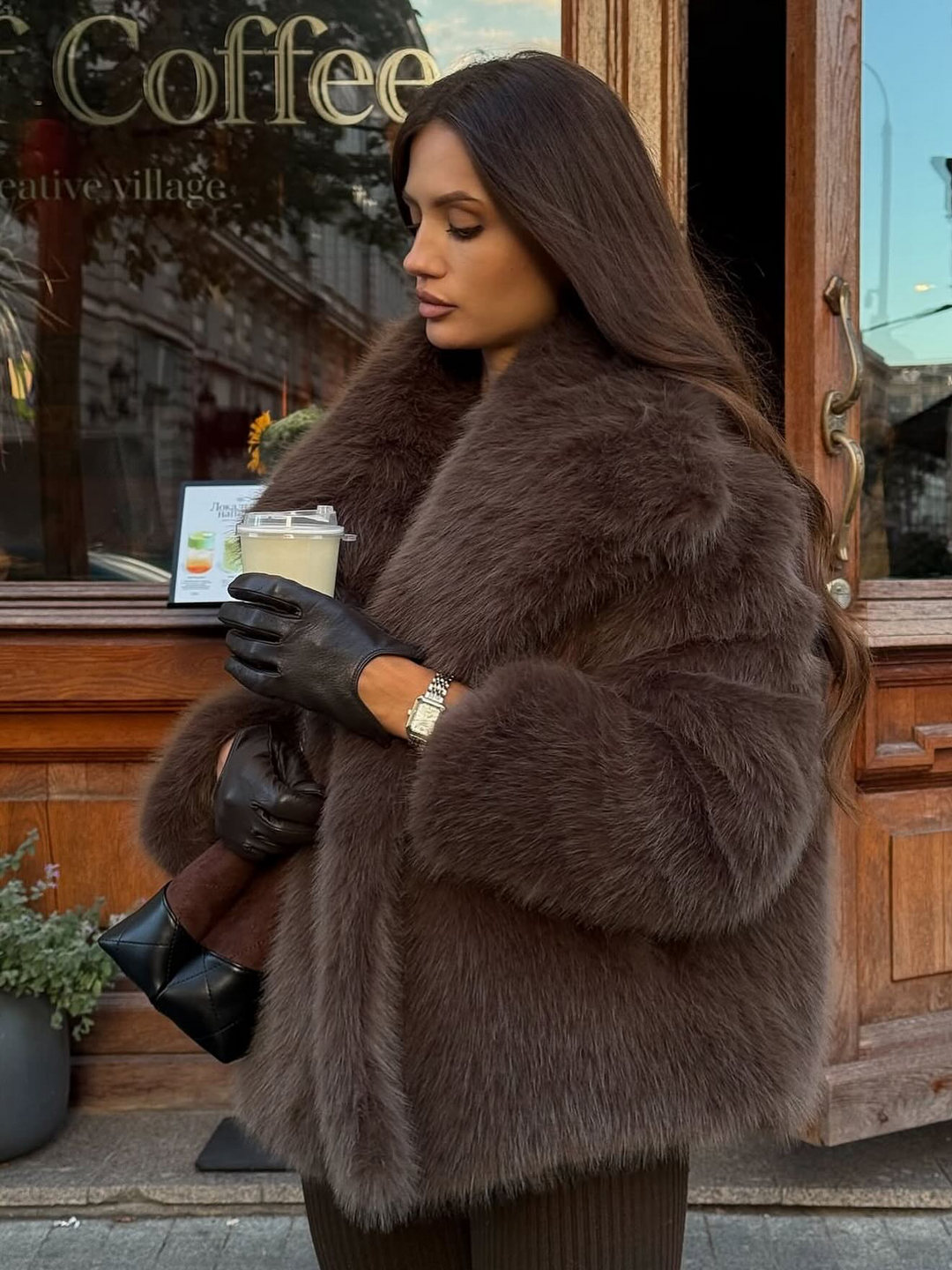 ZENDAIA | LUXE FAUX FUR WINTER COAT