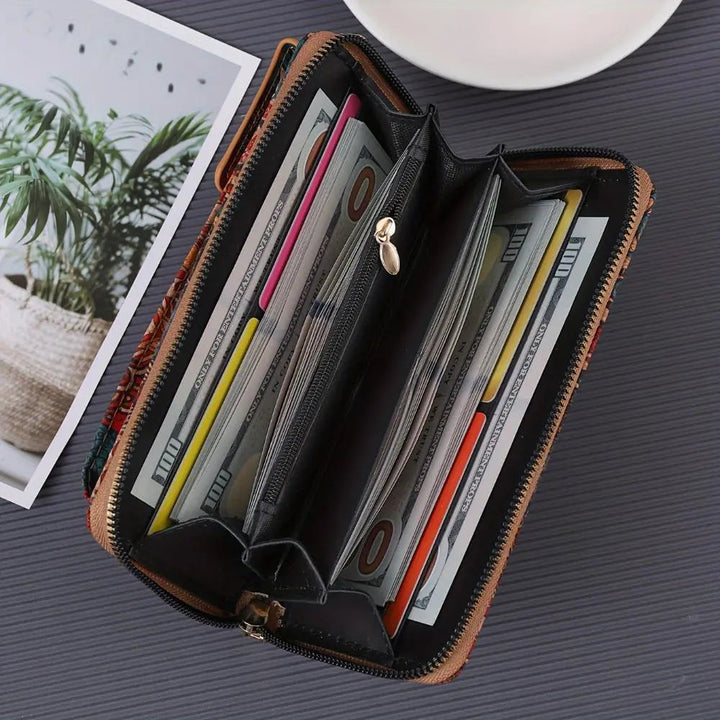 JUDITH | BOHO FLORAL CROSSBODY WALLET & PHONE PURSE