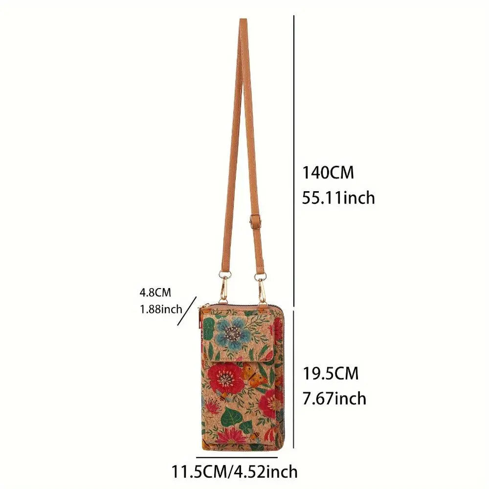 JUDITH | BOHO FLORAL CROSSBODY WALLET & PHONE PURSE
