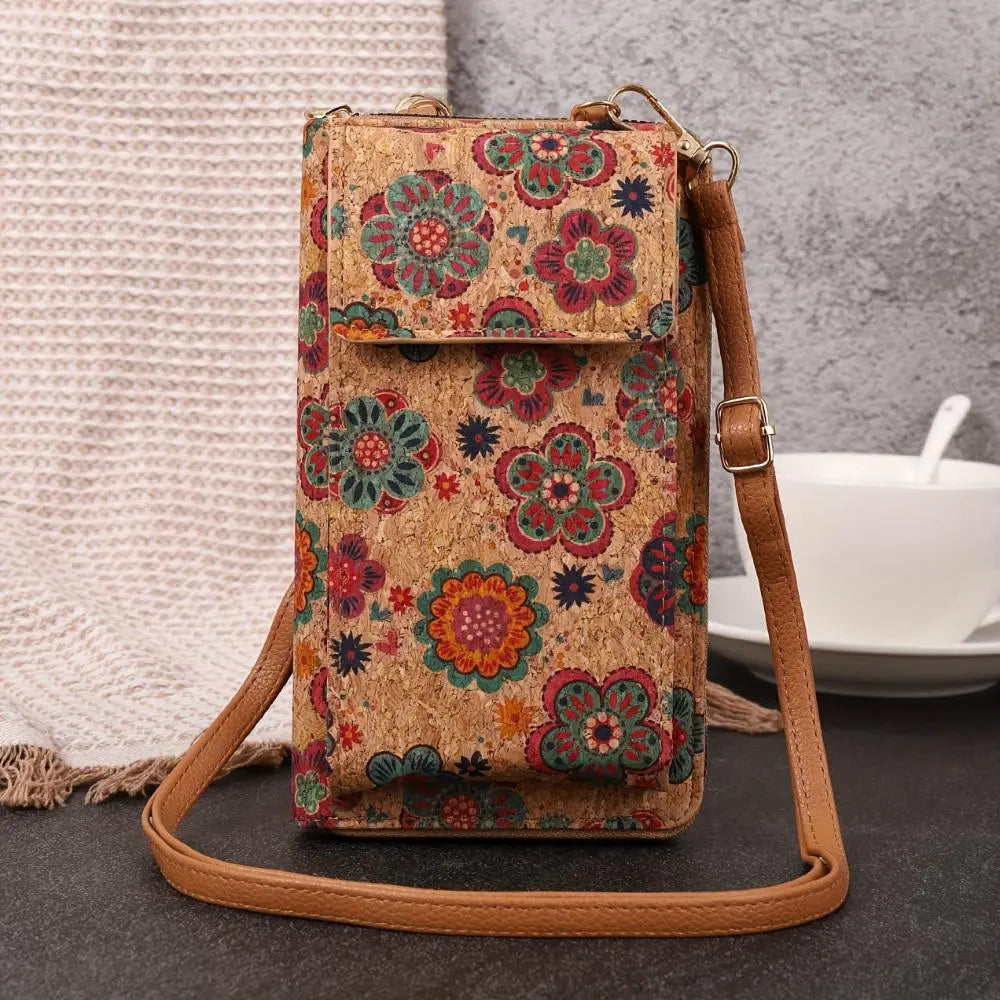 JUDITH | BOHO FLORAL CROSSBODY WALLET & PHONE PURSE