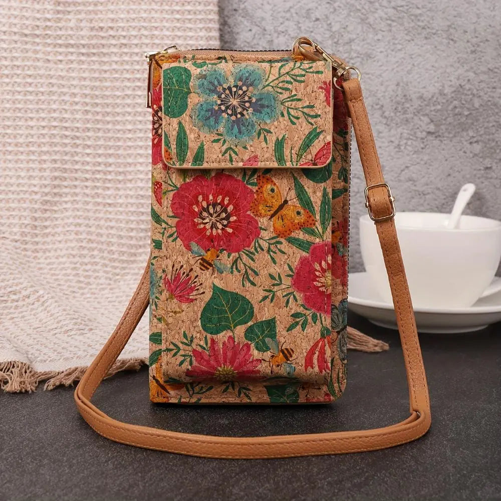 JUDITH | BOHO FLORAL CROSSBODY WALLET & PHONE PURSE