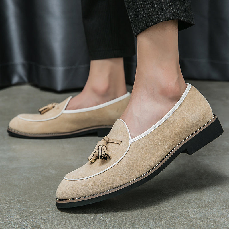 MARCO | ITALIAN SUEDE TASSEL LOAFERS