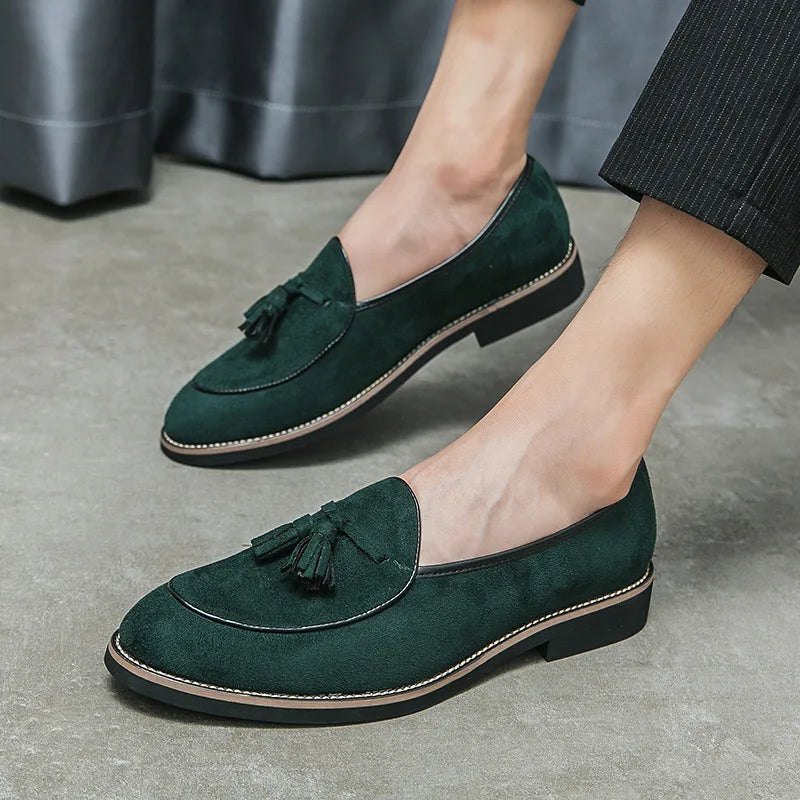 MARCO | ITALIAN SUEDE TASSEL LOAFERS