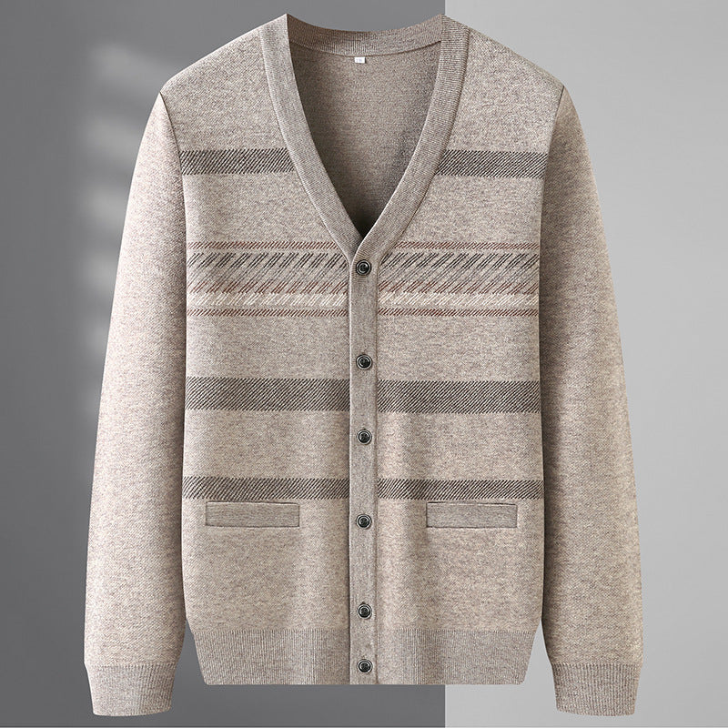 ROBERT | TAILORED WOOL-BLEND CARDIGAN