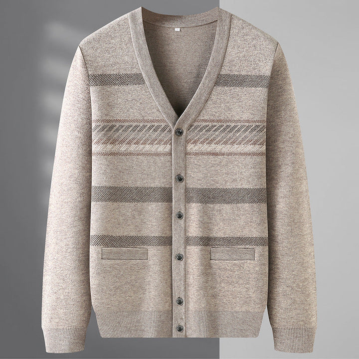 ROBERT | TAILORED WOOL-BLEND CARDIGAN