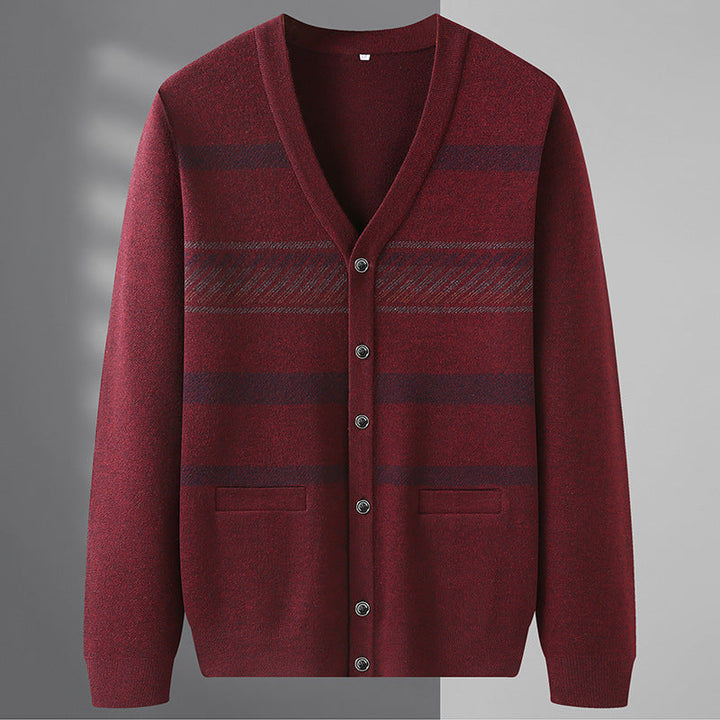 ROBERT | TAILORED WOOL-BLEND CARDIGAN