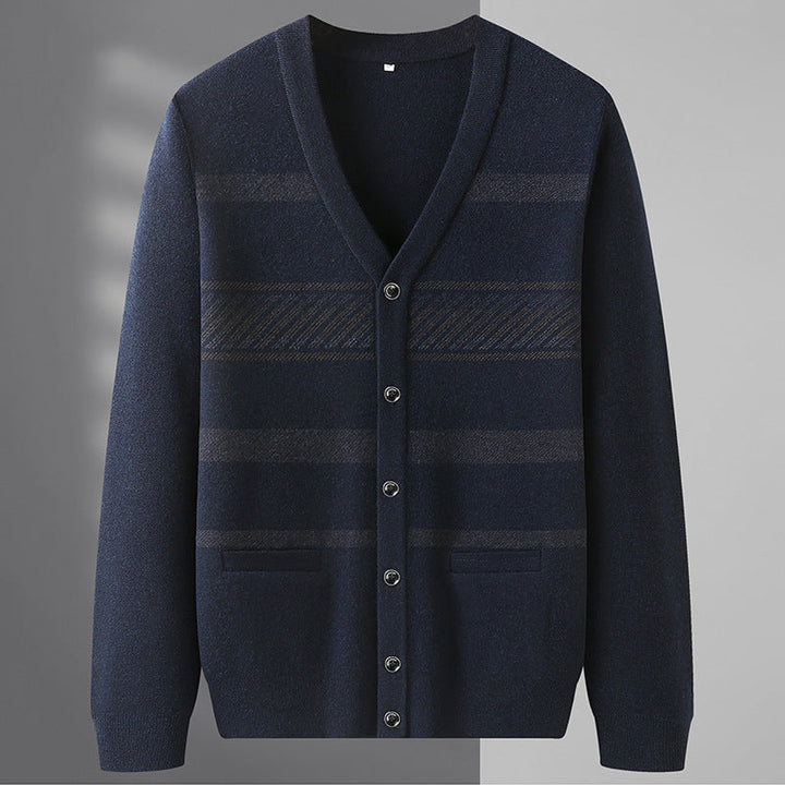 ROBERT | TAILORED WOOL-BLEND CARDIGAN