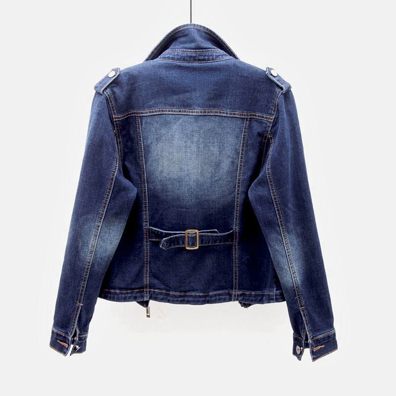 HAZEL | WOMEN’S VINTAGE MOTO DENIM JACKET