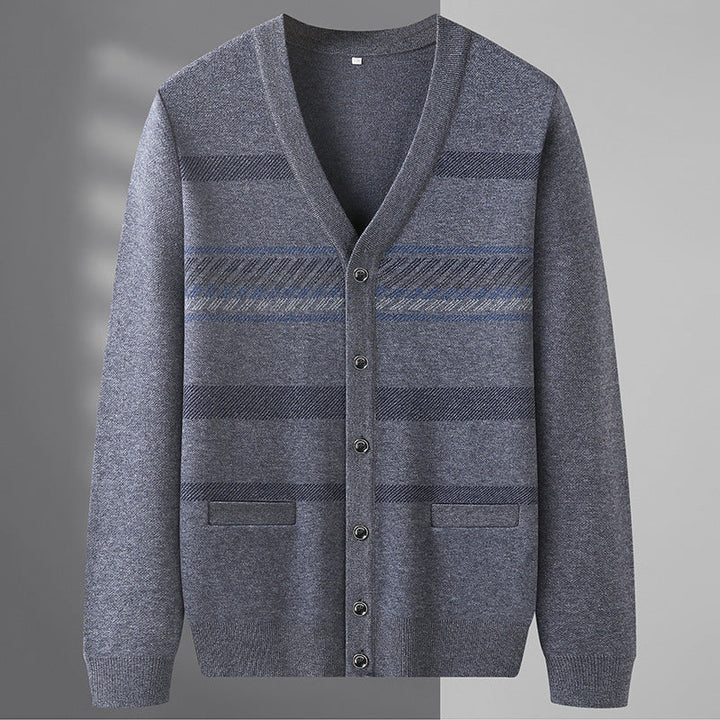 ROBERT | TAILORED WOOL-BLEND CARDIGAN