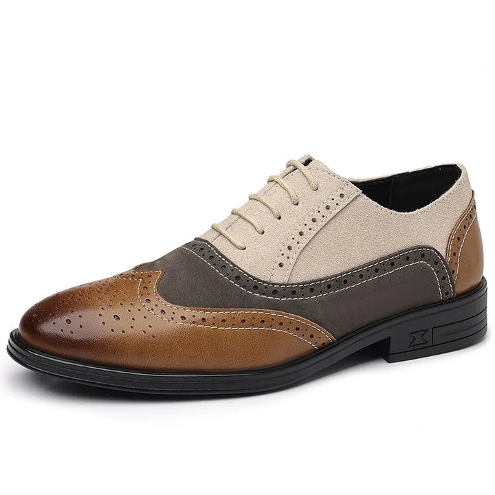 OLIVER | ELEVATED LEATHER BROGUE LACE-UPS