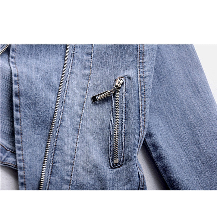 HAZEL | WOMEN’S VINTAGE MOTO DENIM JACKET