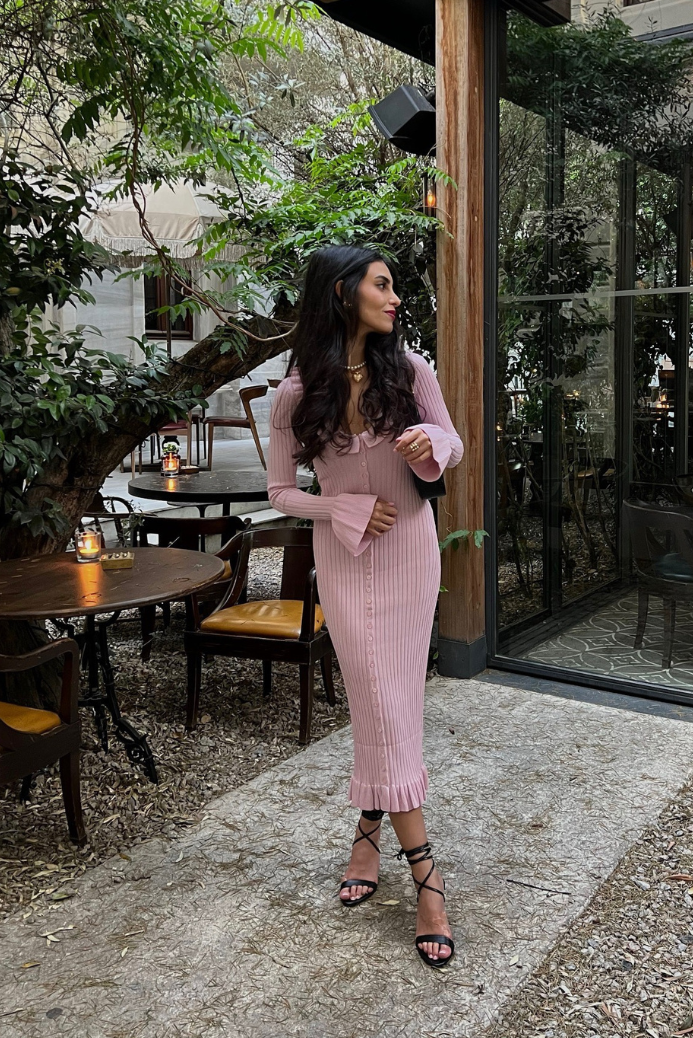 SHAY | MATERNITY RIBBED KNIT BODYCON DRESS