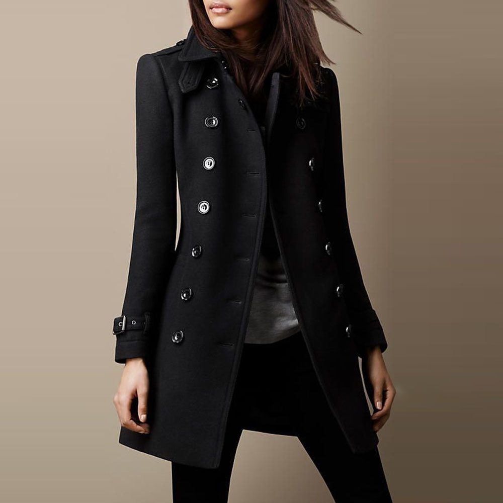 ANNE | WOMEN’S DOUBLE-BREASTED TRENCH COAT