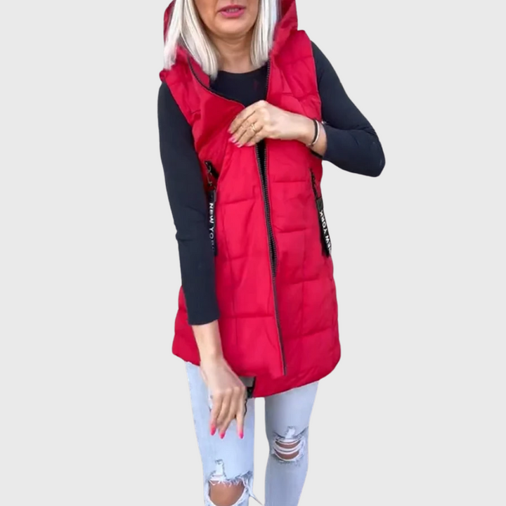 ALORA | PADDED SLEEVELESS COAT
