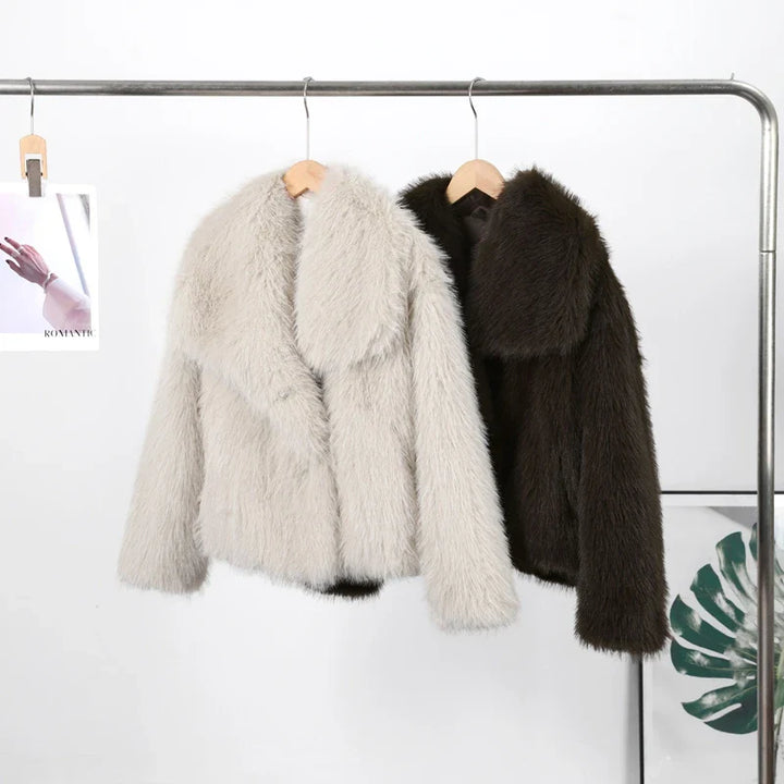 ZENDAIA | LUXE FAUX FUR WINTER COAT