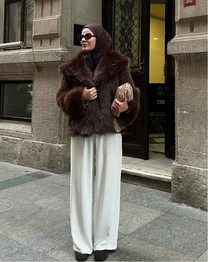 ZENDAIA | LUXE FAUX FUR WINTER COAT