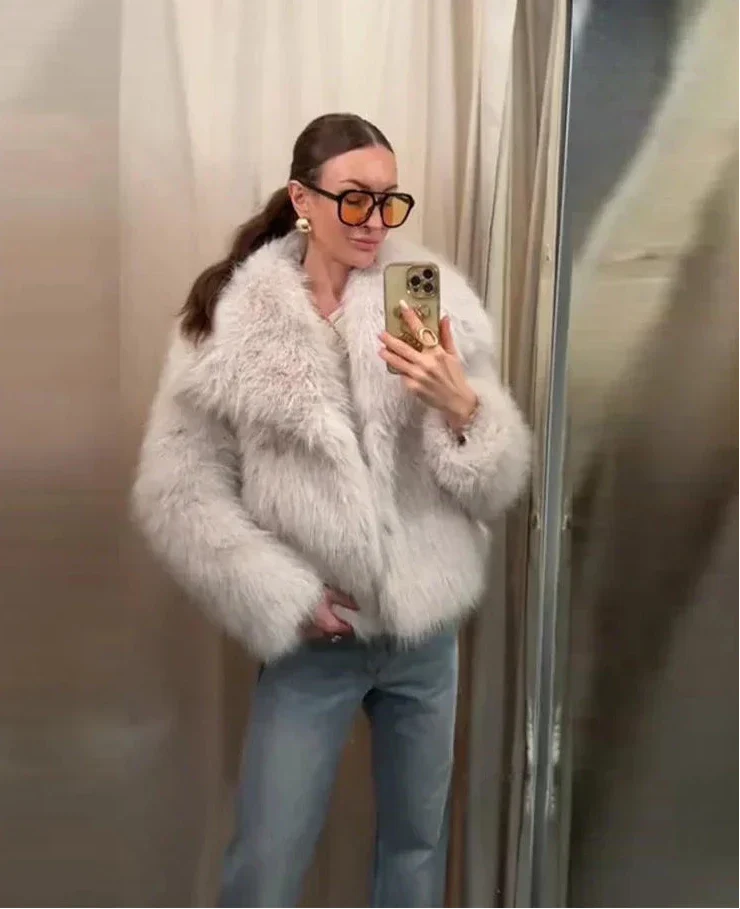 ZENDAIA | LUXE FAUX FUR WINTER COAT