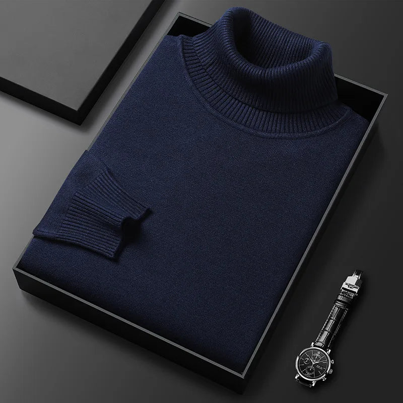 ELLIS | MEN’S CASHMERE-BLEND TURTLENECK