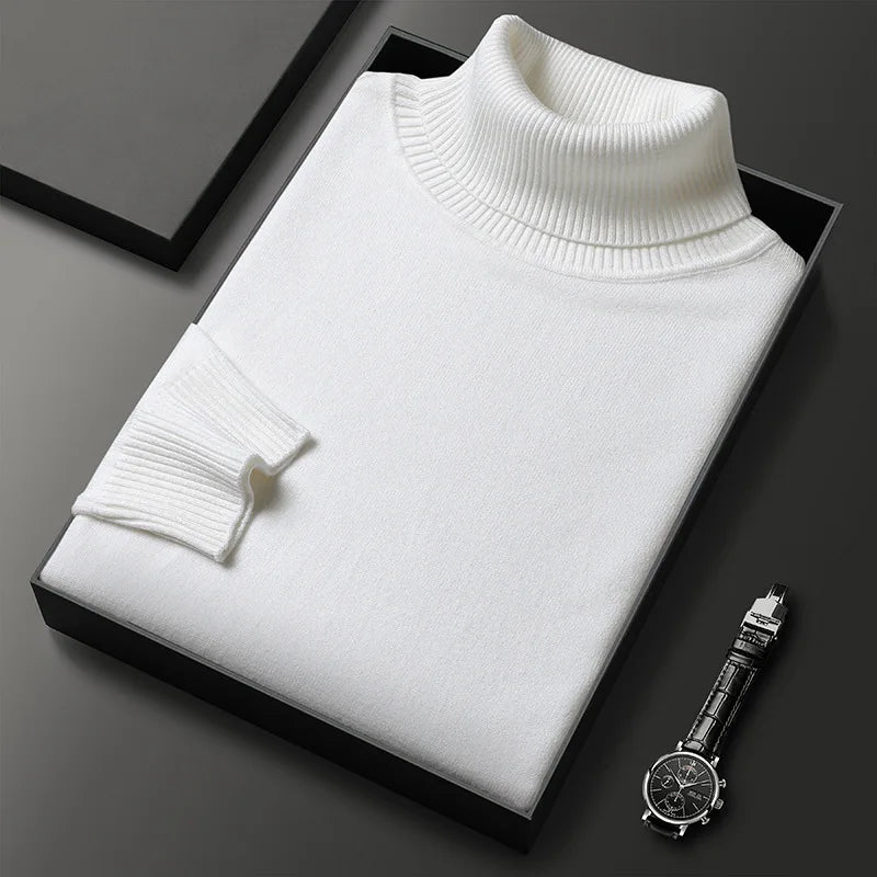 ELLIS | MEN’S CASHMERE-BLEND TURTLENECK