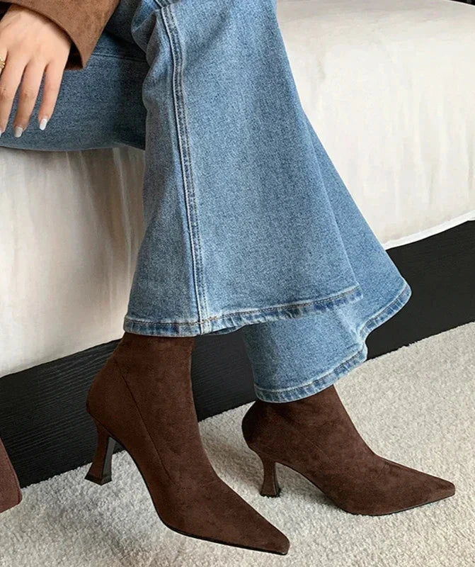 JAMS | WOMEN’S ECO SUEDE HEEL BOOTS