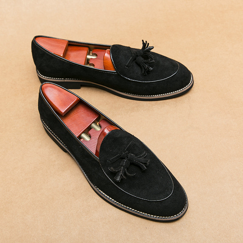 MARCO | ITALIAN SUEDE TASSEL LOAFERS