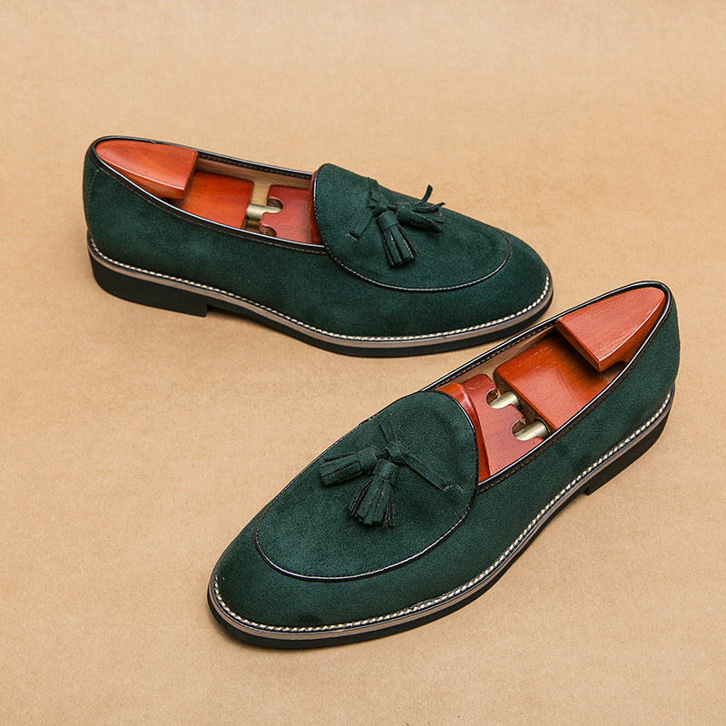 MARCO | ITALIAN SUEDE TASSEL LOAFERS