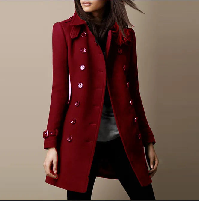 ANNE | WOMEN’S DOUBLE-BREASTED TRENCH COAT