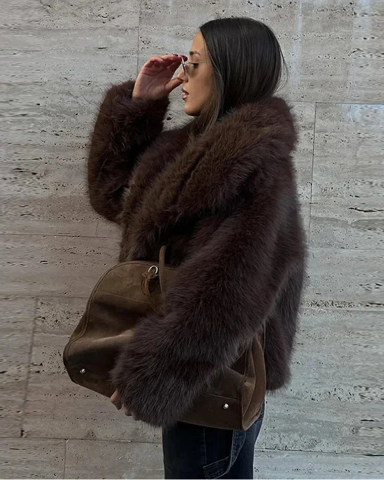 ZENDAIA | LUXE FAUX FUR WINTER COAT