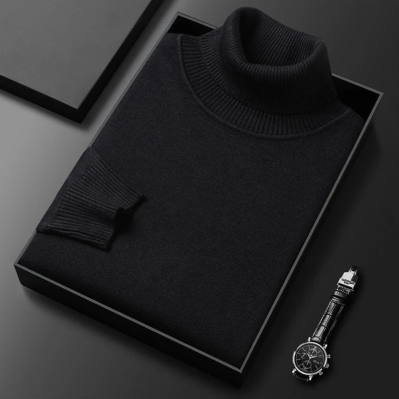 ELLIS | MEN’S CASHMERE-BLEND TURTLENECK