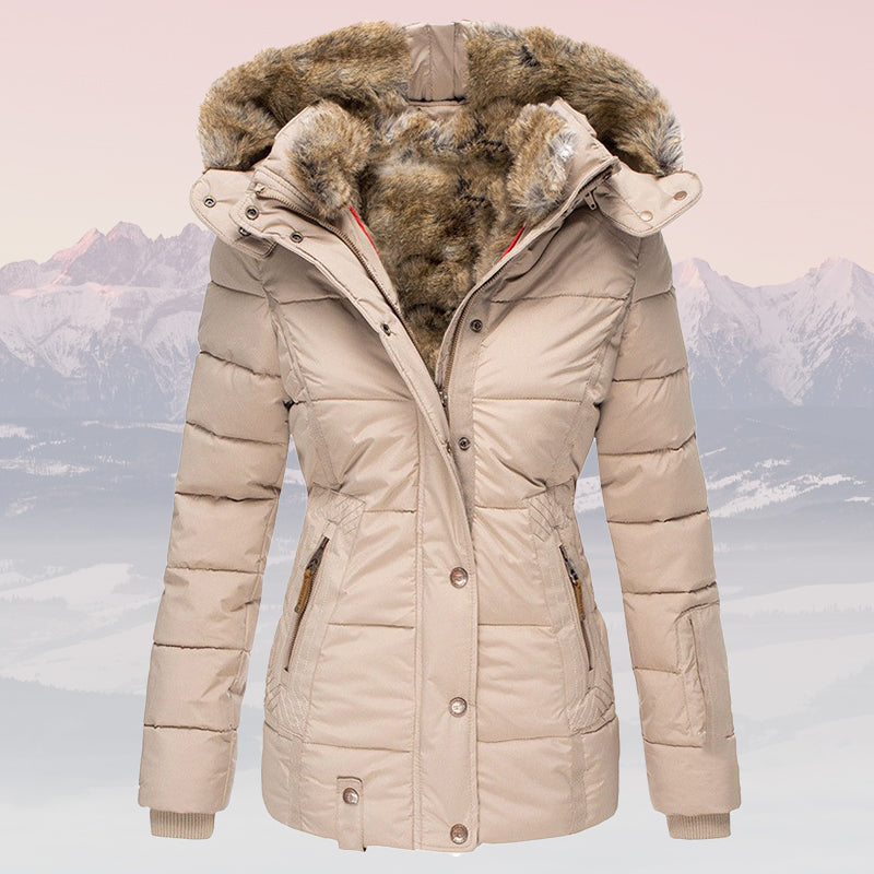 LIRA | WOMEN’S INSULATED FUR-COLLAR DOWN JACKET