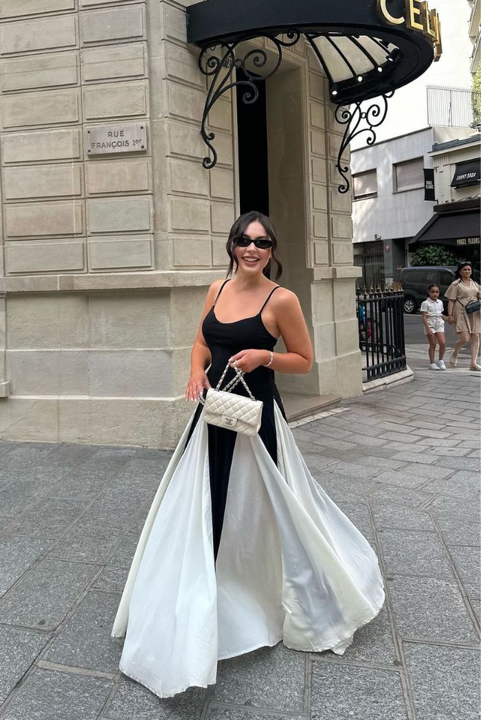 FLORENCE | PANELED MAXI DRESS