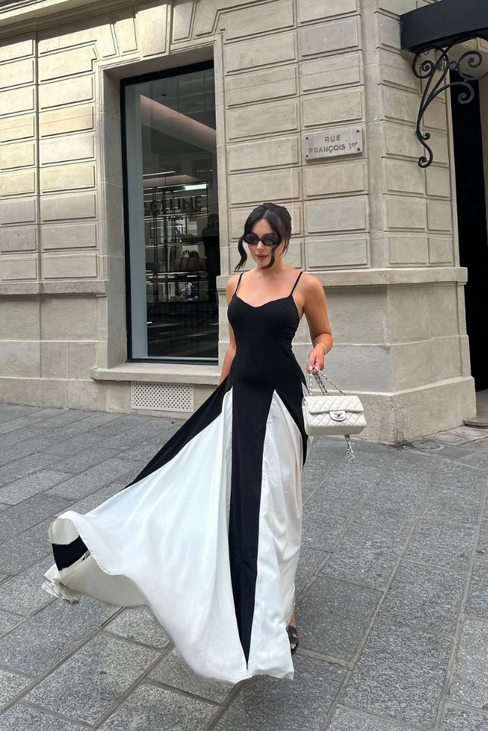 FLORENCE | PANELED MAXI DRESS