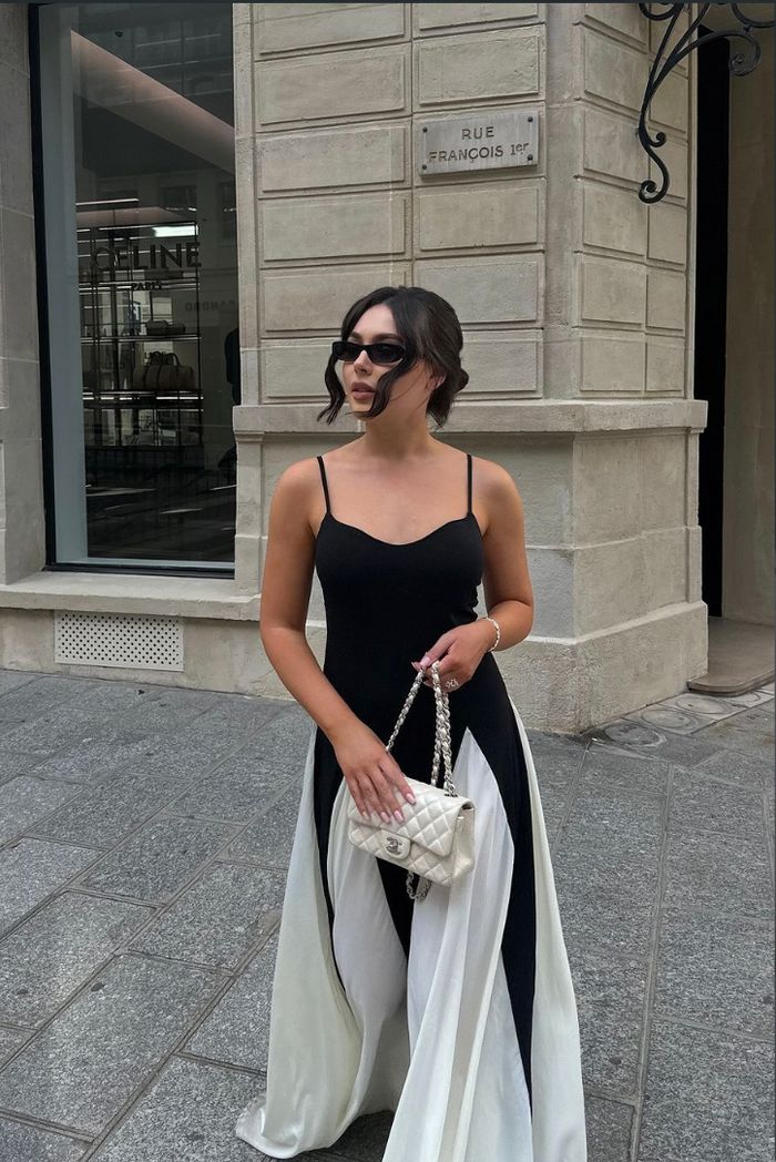 FLORENCE | PANELED MAXI DRESS