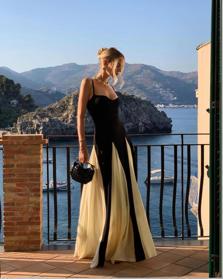 FLORENCE | PANELED MAXI DRESS