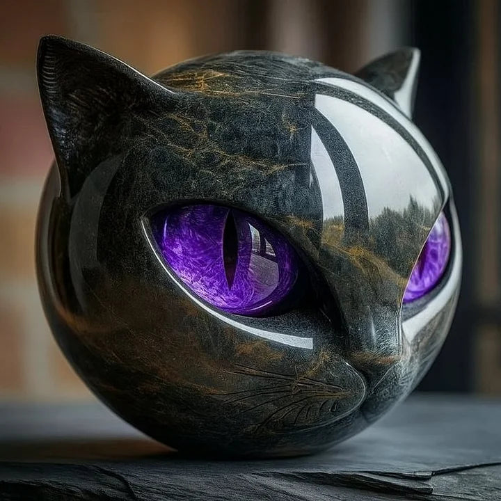 NYXCHARM OSIRIS | MYSTIC BLACK CAT HEAD SCULPTURE