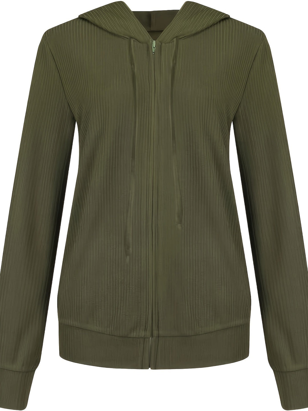 SIENNA | WOMEN’S RIBBED ZIP-UP HOODIE