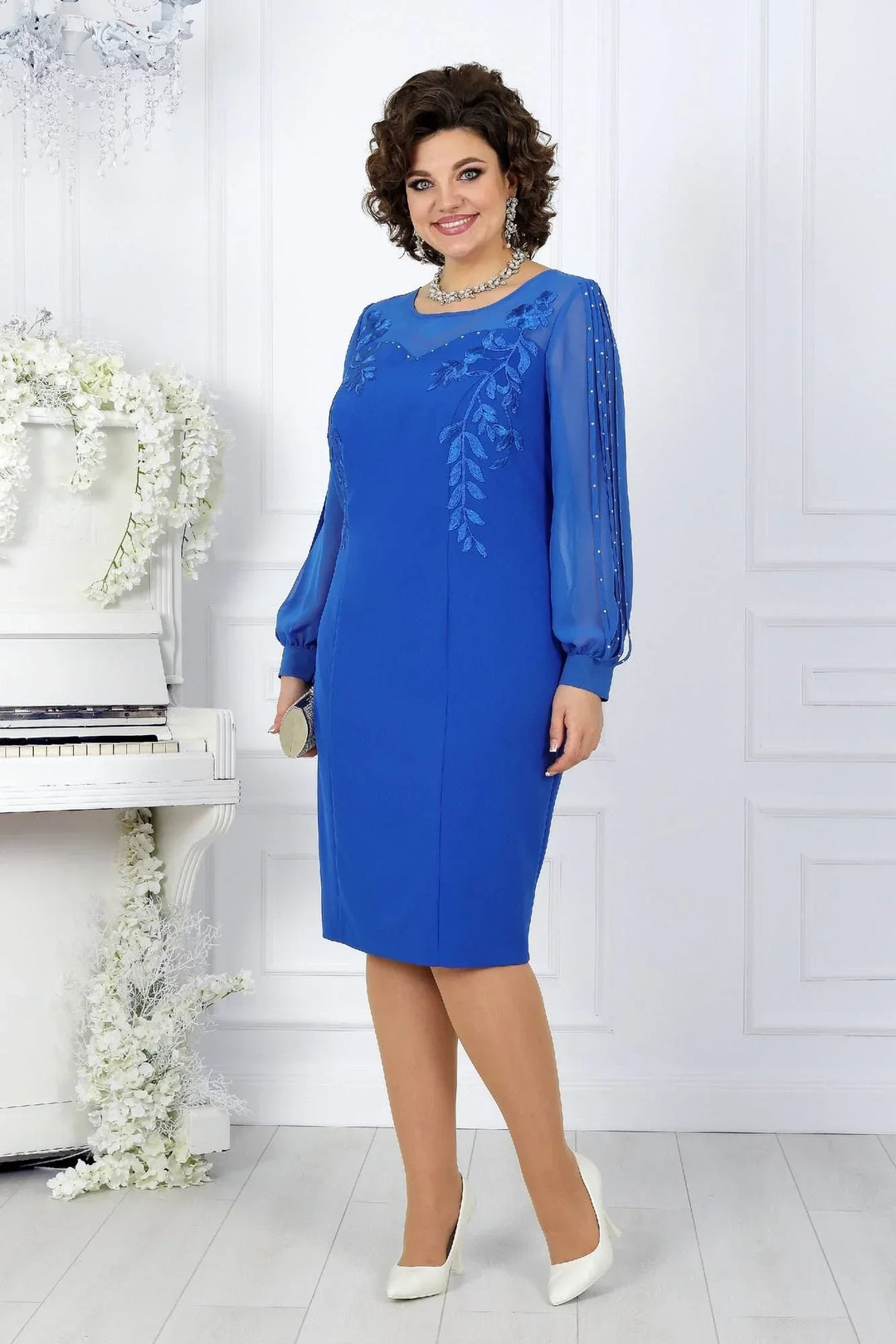 EVELYN | STYLISH EMBROIDERED DRESS