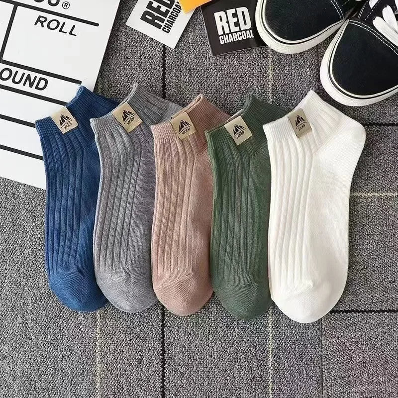 MORGAN | UNISEX LOW-CUT COTTON-BLEND SOCKS (5-PAIR SET)