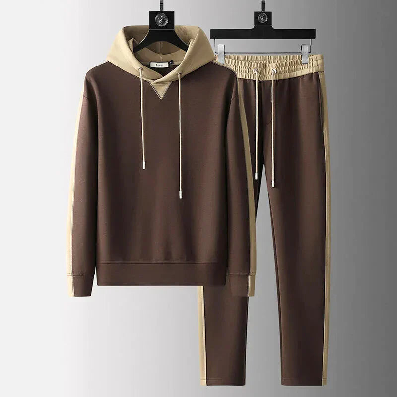ANDREW | MEN’S TWO-TONE HOODIE & JOGGER SET