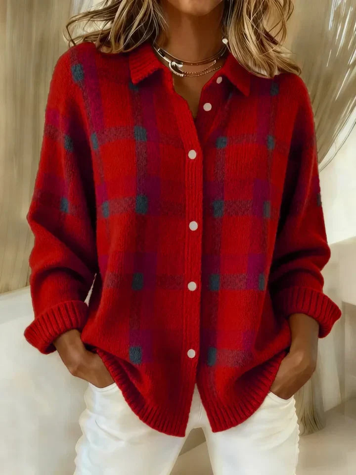 MILLIE | PLAID SWEATER