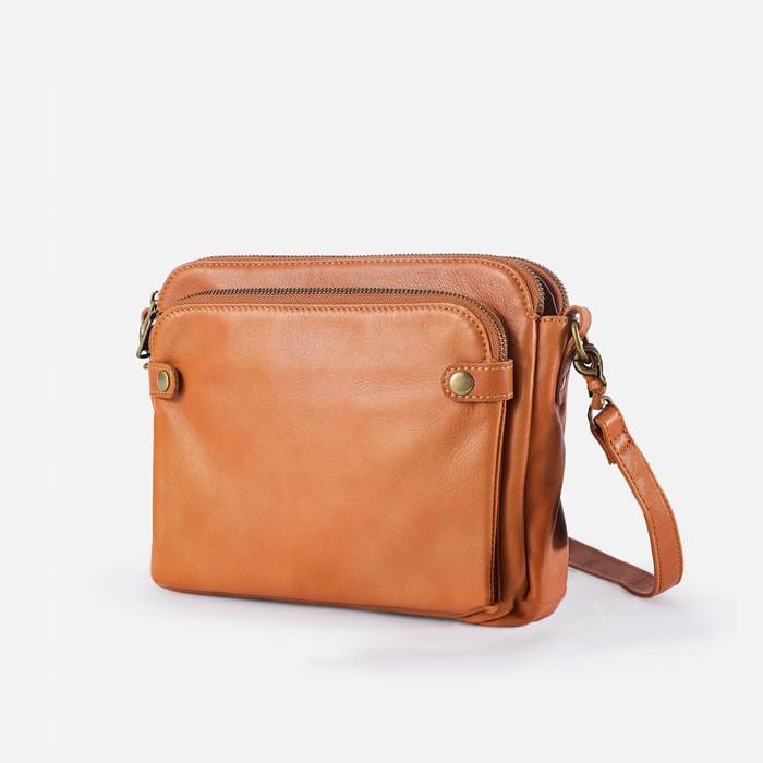 JOLENE | SLEEK THREE-LAYER CROSSBODY BAG