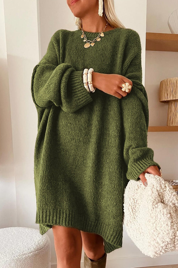 AMANDA | OVERSIZED KNIT SWEATER DRESS