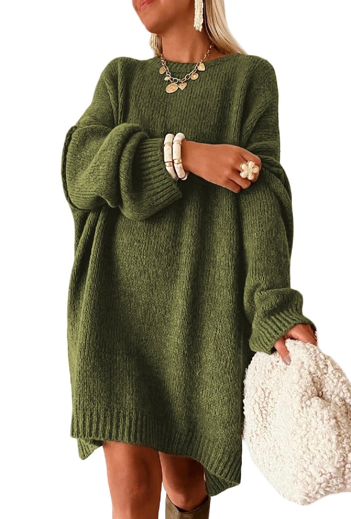AMANDA | OVERSIZED KNIT SWEATER DRESS