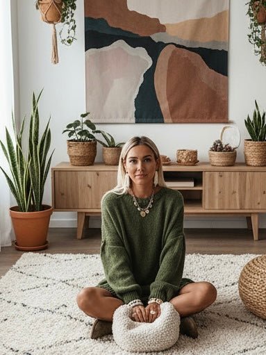 AMANDA | OVERSIZED KNIT SWEATER DRESS