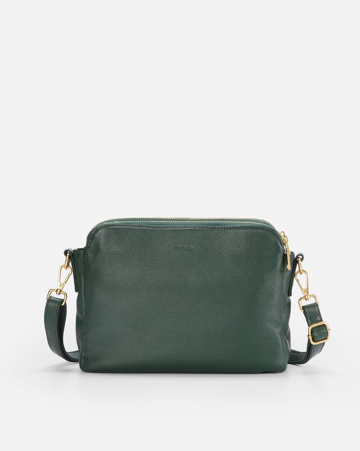 JOLENE | SLEEK THREE-LAYER CROSSBODY BAG